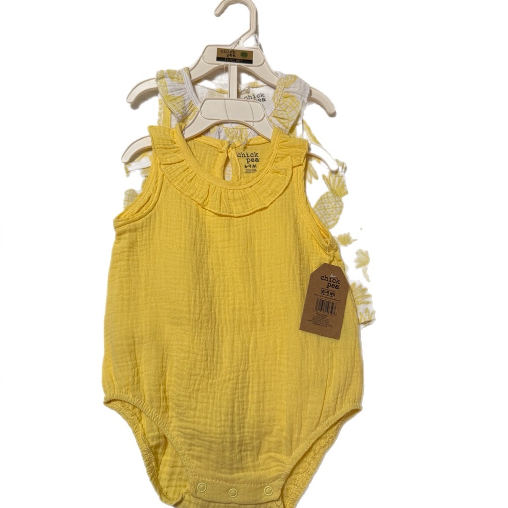 Yellow Baby Romper Set